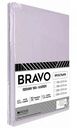 Простыня 2-спальная Bravo поплин цвет: серый, 180×215 см