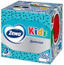 Салфетки бумажные детские Zewa Kids 3 слоя 60 шт