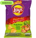 Чипсы Lay's картофельные Рифленые «острая креветка васаби», 105 г