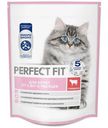 Корм сухой Perfet Fit Говядина для котят от 2 до 12 месяцев, 650г