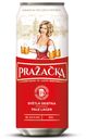 Пиво светлое, 4%, Pražačka, 0,5 л