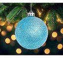Ёлочное украшение Шар голубой, 8см