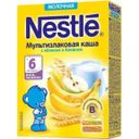 Каша молочная Nestle мультизлаковая с яблоком и бананом 6 мес., 220 г