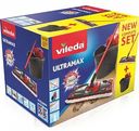 Комплект для уборки Плоская швабра и ведро с отжимом Vileda Ultramax