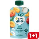 ФРУТОНЯНЯ Пюре яблоко абрикос сливки 90г (Прогресс):12