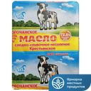 Масло КОРОЧАНСКОЕ крестьянское сладкосливочное несоленое 72.5%, 185г