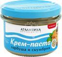 Крем-паста АТЛАНТИКА из горбуши Дальневосточной и скумбрии Атлантической с горчицей, 150г
