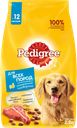 Корм PEDIGREE®, для взрослых собак, говядина, 2,2кг