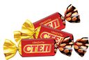 Конфеты ЗОЛОТОЙ СТЕП, Арахис-фундук-карамель (Славянка), 100г