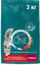 Корм сухой для взрослых кошек PURINA ONE Sterilised с говядиной и пшеницей, для стерилизованных