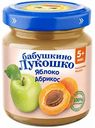 Пюре фруктовое Бабушкино Лукошко яблоко, абрикос, 100 г