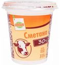 Сметана Глобус 30%, 315 г
