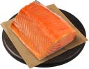 Филе лосося с кожей, полуфабрикат из замороженного сырья
