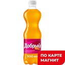 ДОБРЫЙ Напиток б/а сил/газ манг/марак 0,5л пл/бут(Мултон):24