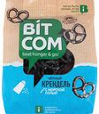 Крендель чёрный Bitcom с морской солью, 130 г