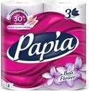 Туалетная бумага Papia Балийский цветок 3 слоя 4шт.