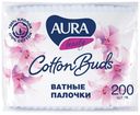 Палочки ватные Aura 200шт пак
