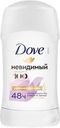Дезодорант-антиперспирант стик женский DOVE Невидимый, 40г