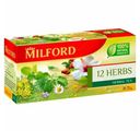Чай травяной Milford 12 трав в пакетиках 2,25 г х 20 шт