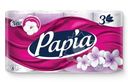 Туалетная бумага Papia Балийский цветок 3 слоя, 8шт