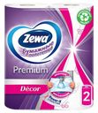 Полотенца бумажные Zewa Premium Декор 2 слоя 2 рулона