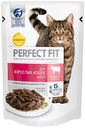Корм для кошек PERFECT FIT Adult говядина в соусе, 85 г