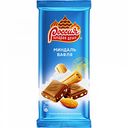 Шоколад молочный Россия - Щедрая душа! Миндаль-Вафля, 90 г