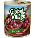 Фасоль Global Village красная в собственном соку 400г