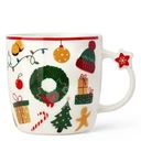 Кружка фарфор в ассортименте 360мл