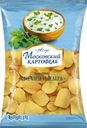 Чипсы картофельные рифленые МОСКОВСКИЙ КАРТОФЕЛЬ со вкусом сметаны и зелени, 150г