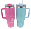 Термокружка с трубочкой в ассортименте, 1.1л