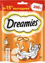 Лакомство DREAMIES с курицей для взрослых кошек 200г