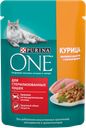 Корм для стерилизованных кошек PURINA® ONE курица-зеленая фасоль, 75г