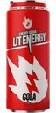 Напиток Lit Energy Cola безалкогольный тонизирующий энергетический 0.45л