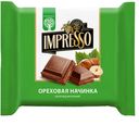 Молочный шоколад 'IMPRESSO' с ореховой начинкой, 75г
