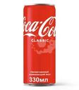 Напиток газированный Coca-Cola газированный, 330мл