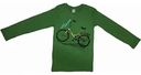 Футболка для мальчика Donland с велосипедом, с длинным рукавом, цвет: зелёный, размеры6 в ассортименте