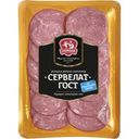 Колбаса Ромкор Сервелат варено-копченая нарезка 90г
