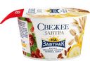 Йогурт СВЕЖЕЕ ЗАВТРА банан-овсяные хлопья-лен, 150г