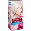 Крем-краска для волос Garnier Color Sensation 910 Пепельно-серебристый блонд, 110 мл