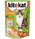 Корм для кошек Kitekat c курицей в желе, 85 г
