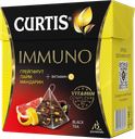 Чай черный CURTIS Immuno ароматизированный средний лист, 15пирамидок