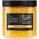 Соль-пена Sensoterapia Focus Energy для ванн, 600г