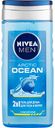 Гель для душа мужской Arctic Ocean 2в1 Nivea Men с морской солью, 250 мл
