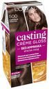 Краска-уход для волос L'Oreal Paris Casting Creme Gloss стойкая без аммиака 500 Светлый каштан 180 мл