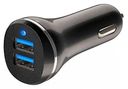 Зарядное устройство автомобильное Gal UC-2247 2 USB 2,4А черный, 2,4ампер