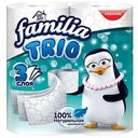 Туалетная бумага FAMILIA Трио трехслойная 4 рулона