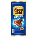 Шоколад молочный Alpen Gold Oreo, 90/85г