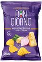 Чипсы Bon Giorno Карамелиз.лук с сыром 80г