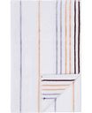 Полотенце махровое Полоски белое, 50×90см
